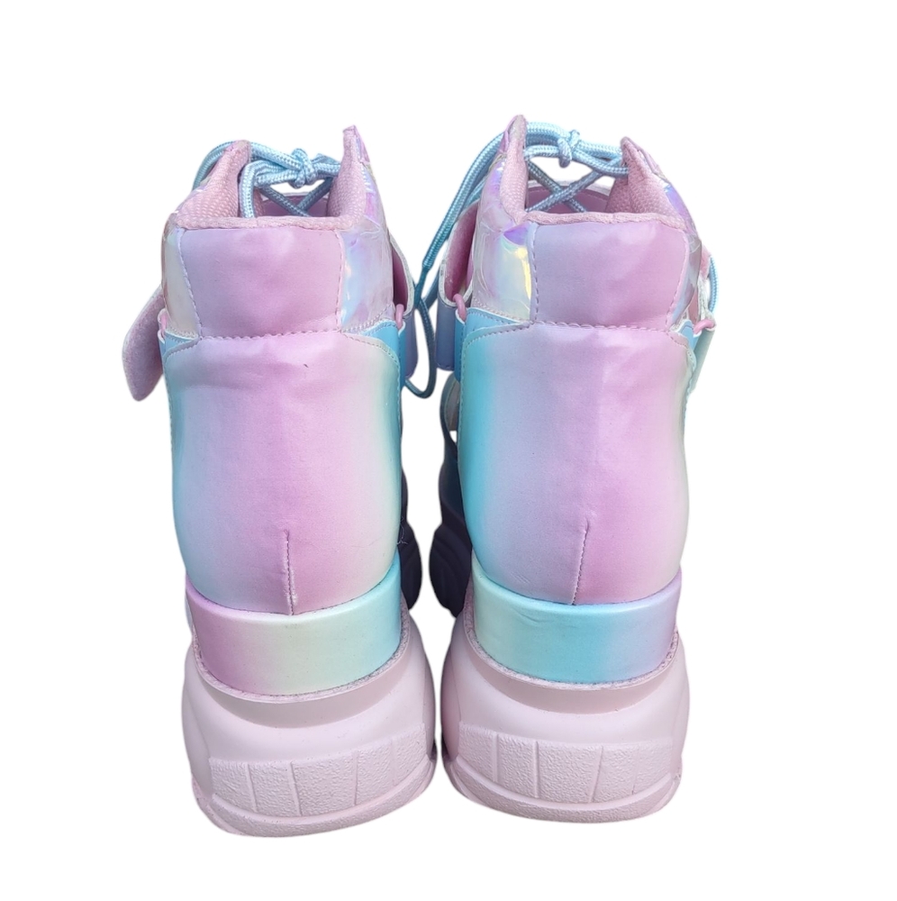Sugar Thrillz Size 10 Platform Iridescent Shoes - Picture 6 of 16